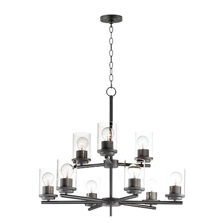 Maxim Lighting Corona 9-Light Chandelier 10206CLBK